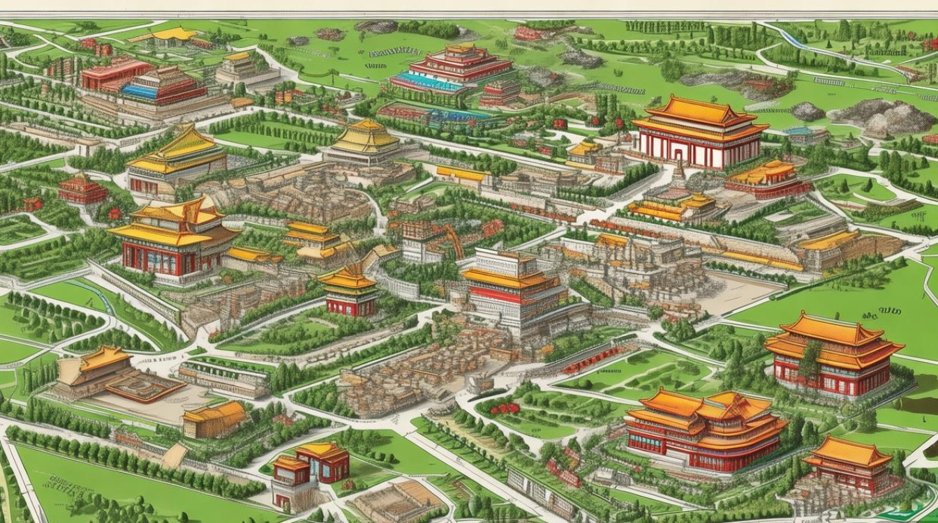 北京旅游景点线路图 北京旅游景点线路图