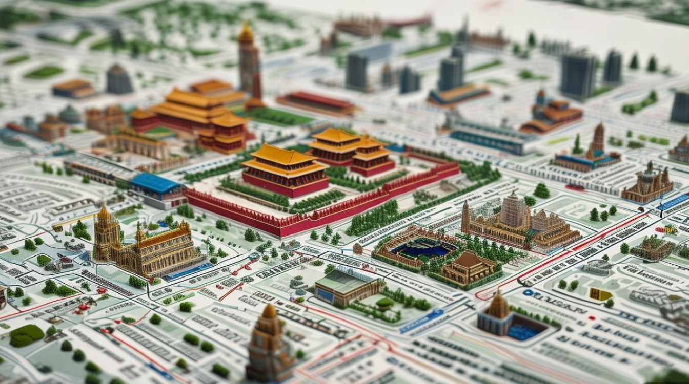 北京景点交通路线图 北京景点交通路线图