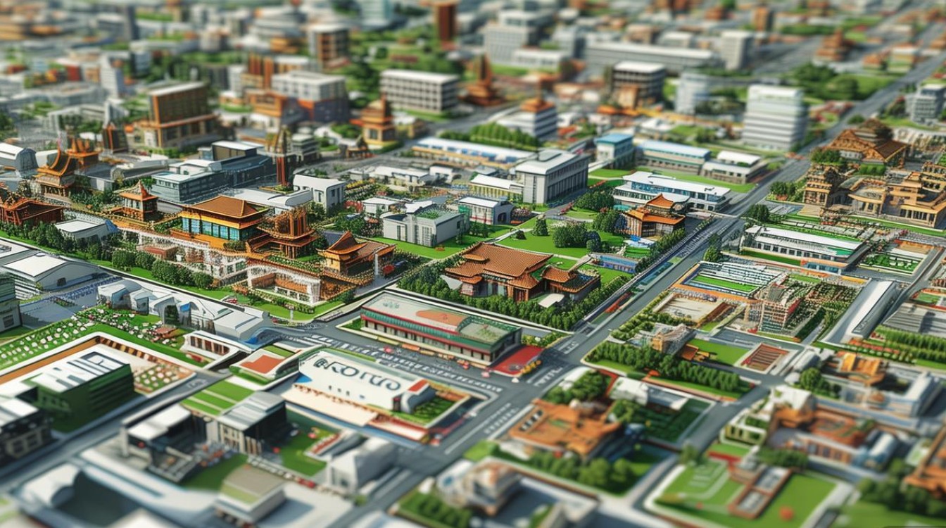 成都市内景点分布图