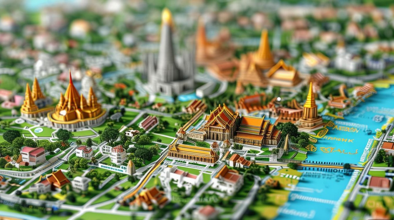 曼谷旅游景点分布图 曼谷旅游景点分布图