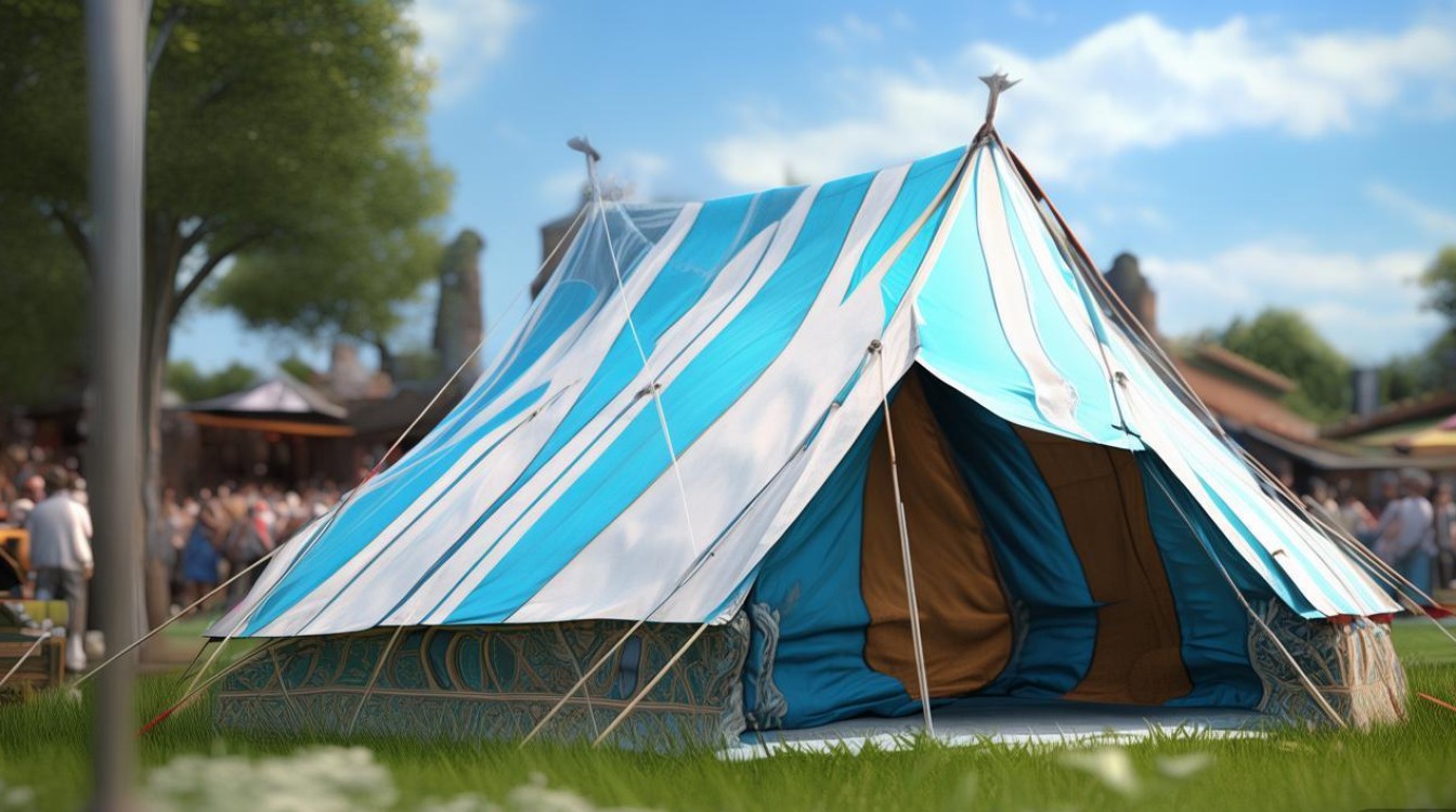 旅游景点帐篷
