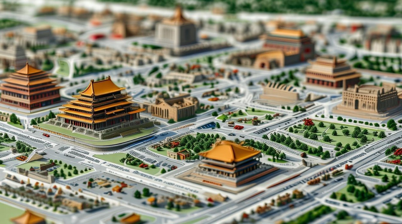 北京市区景点分布图 北京市区景点分布图