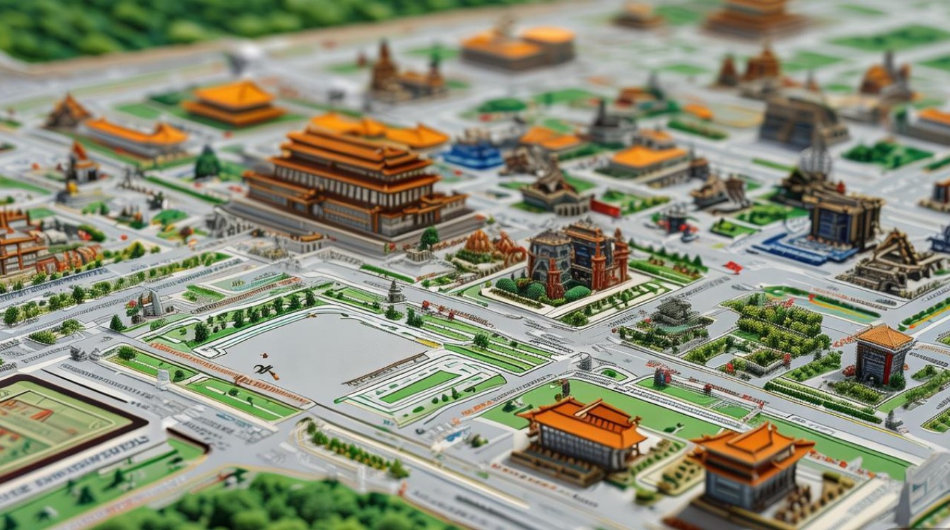 北京市区景点分布图 北京市区景点分布图