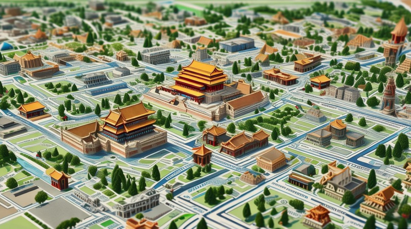 北京旅游景点分布地图 北京旅游景点分布地图