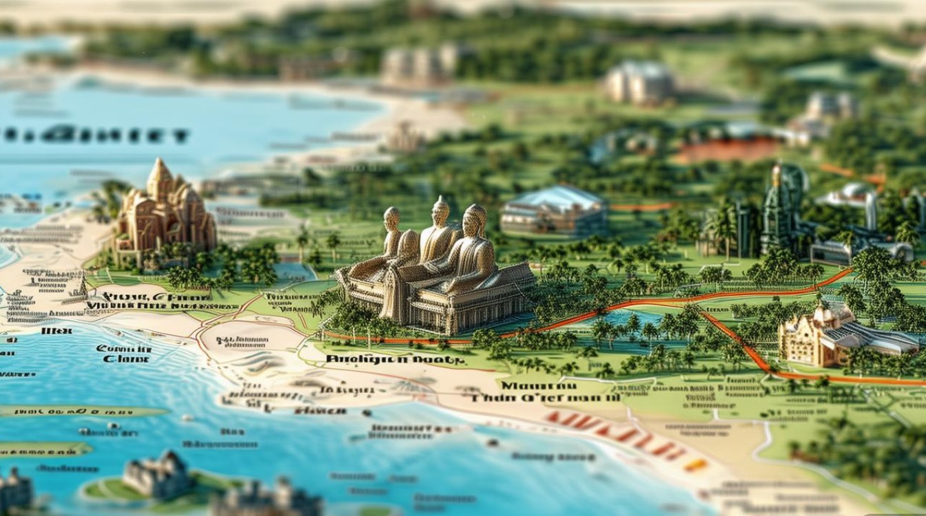 普吉景点地图 普吉景点地图