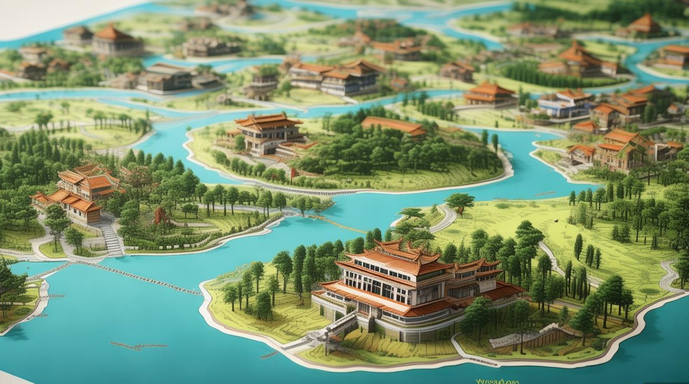 婺源旅游景点分布图