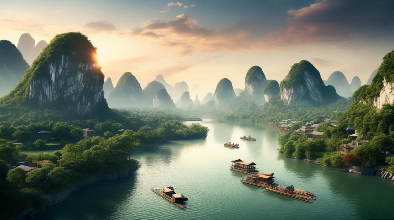 桂林到阳朔有哪些景点 桂林到阳朔有哪些景点