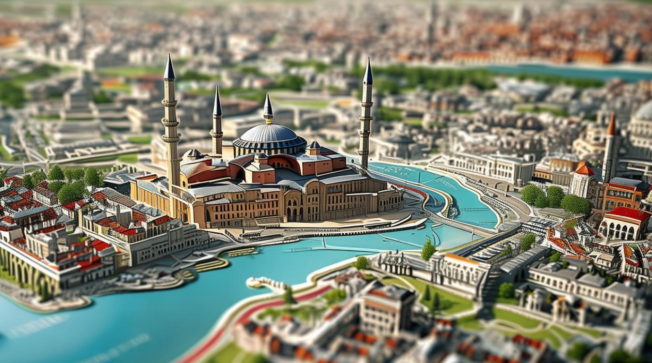 伊斯坦布尔景点地图