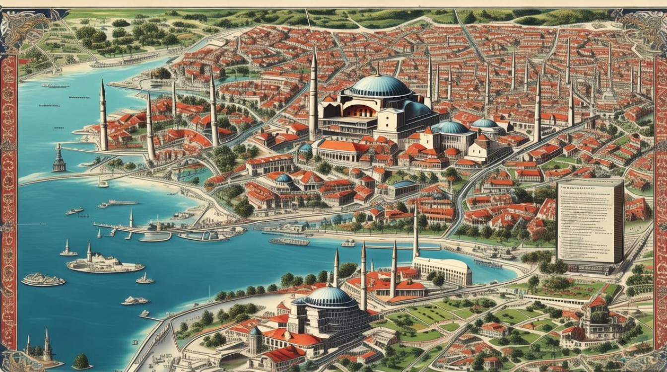 伊斯坦布尔景点地图