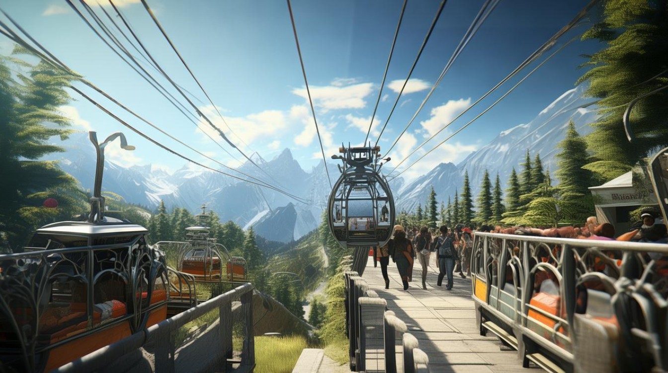 缆车景点