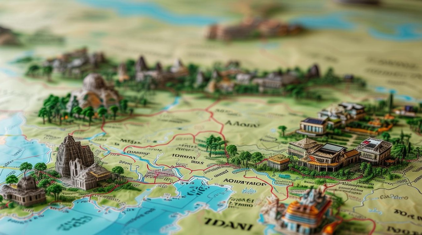 广西旅游地图景点分布