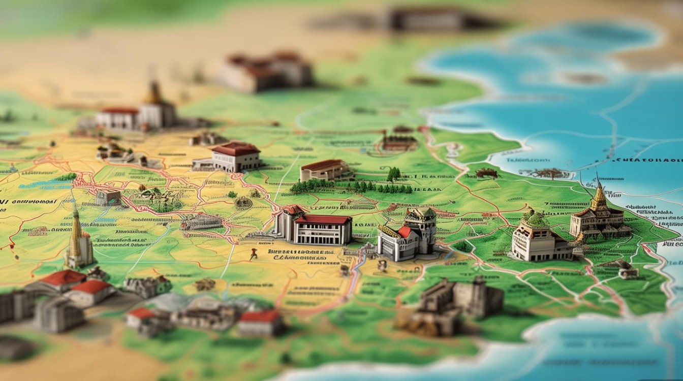 山东旅游景点分布地图 山东旅游景点分布地图