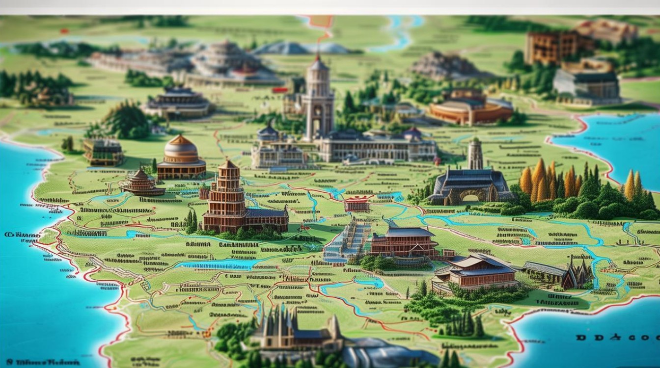 山东地图旅游景点大全