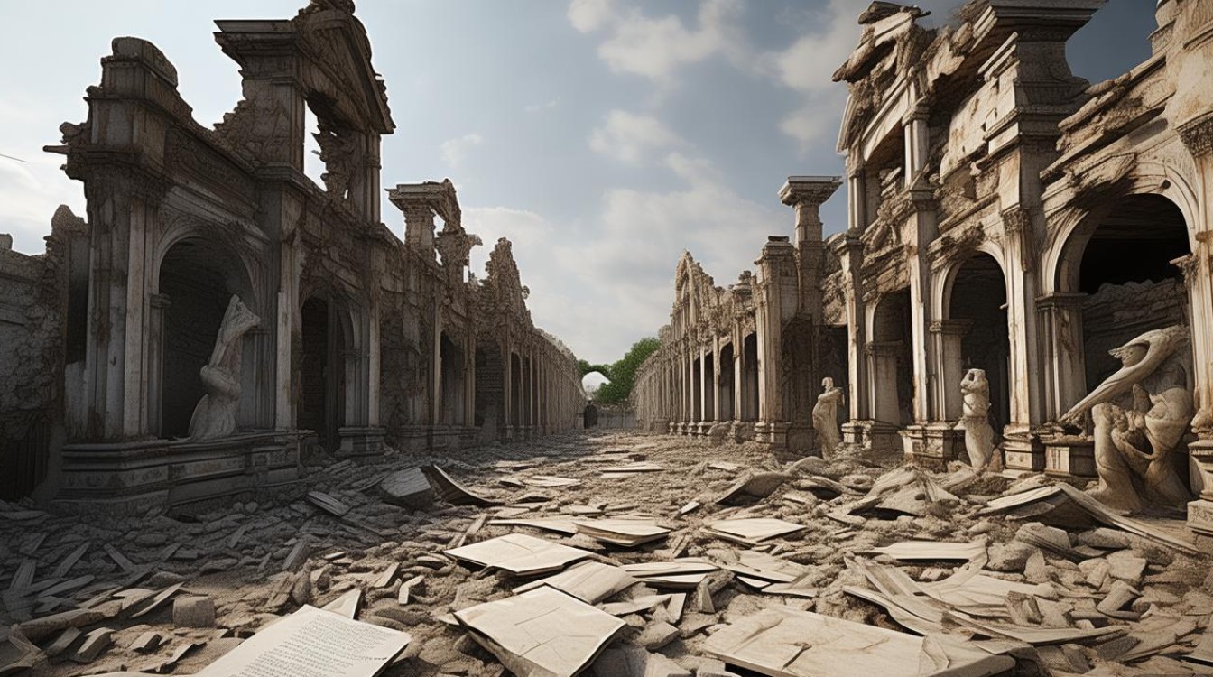 旅游景点被破坏