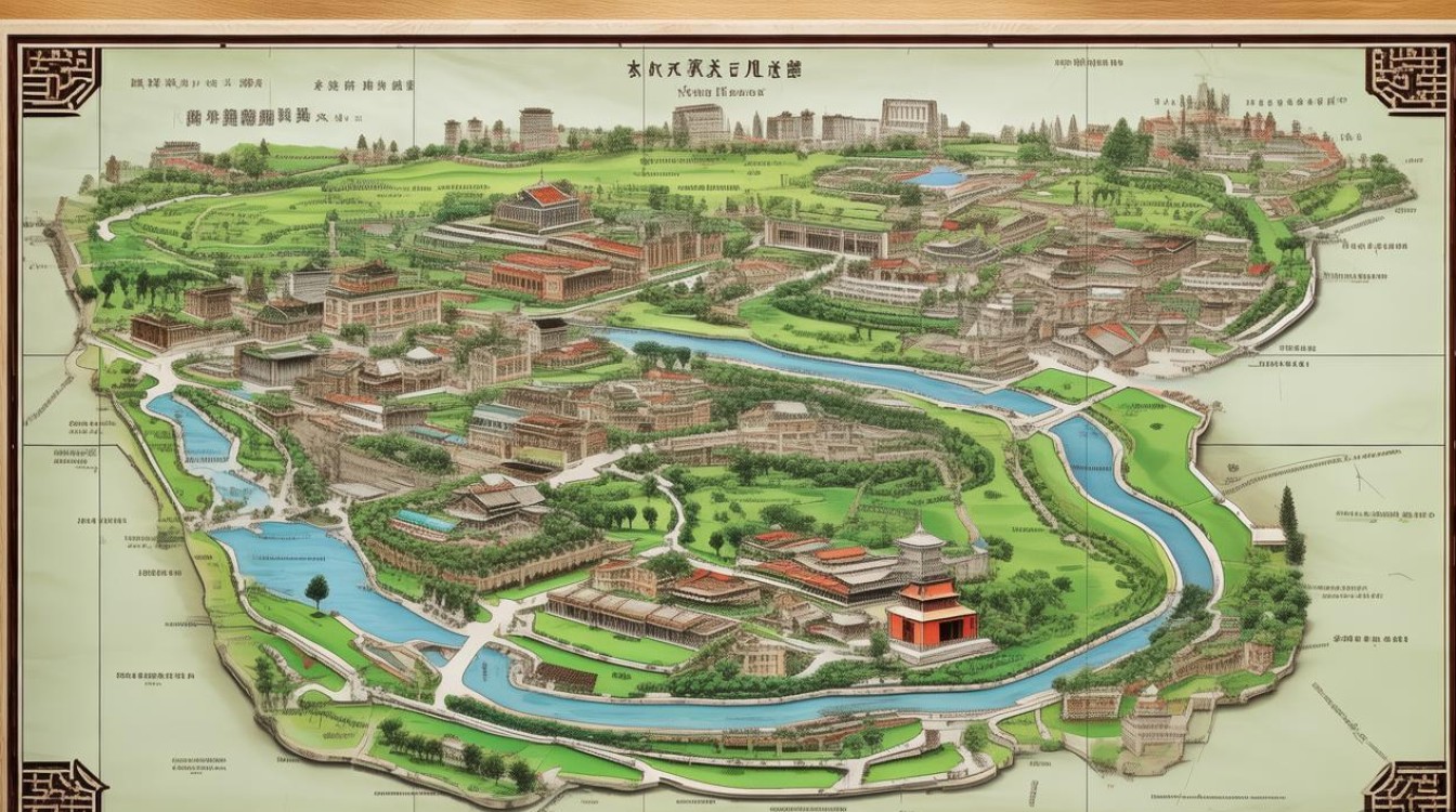 扬州旅游景点分布图 扬州旅游景点分布图