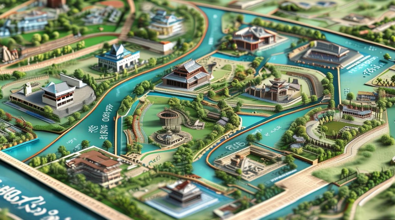 扬州旅游景点分布图 扬州旅游景点分布图