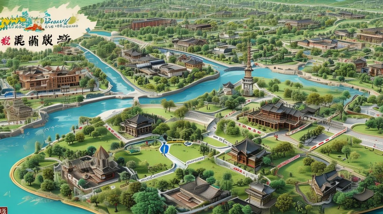 扬州旅游景点分布图 扬州旅游景点分布图