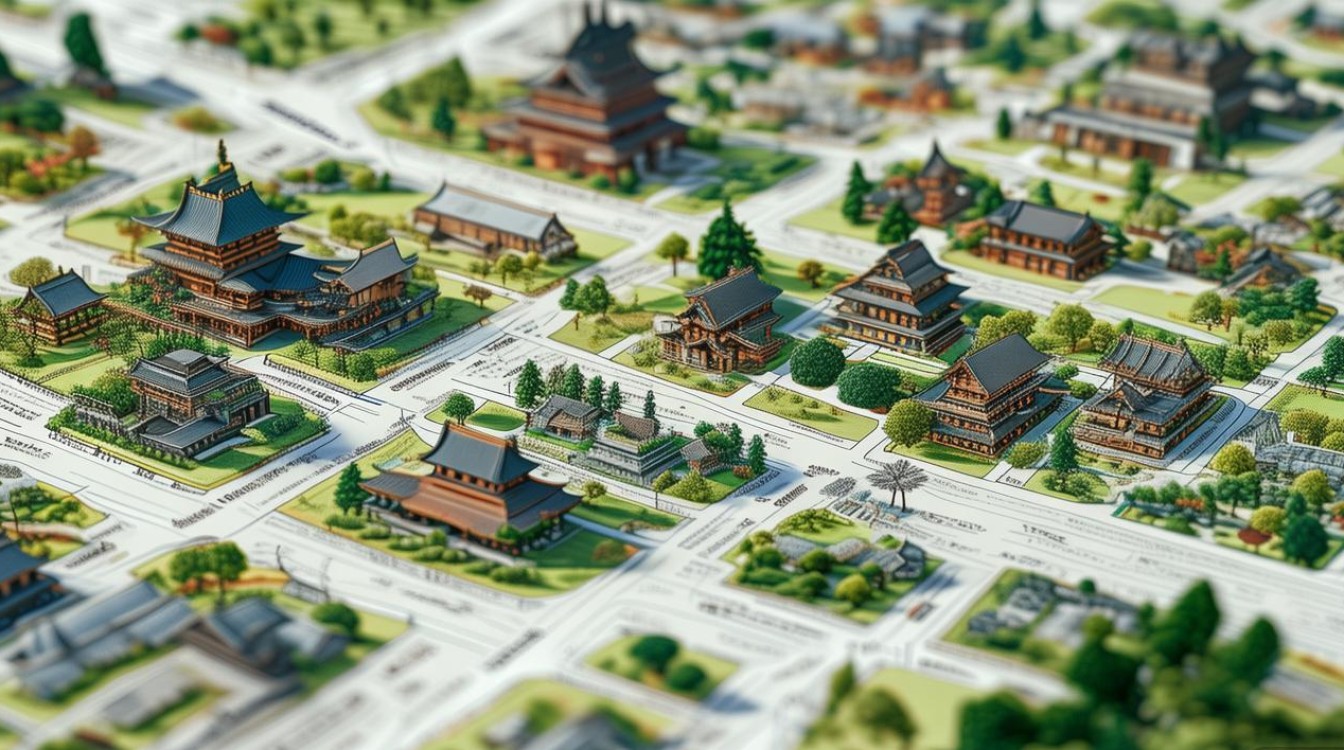 京都景点分布图