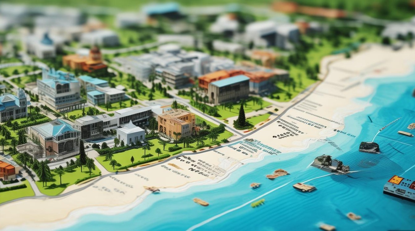 三亚旅游景点分布图 三亚旅游景点分布图