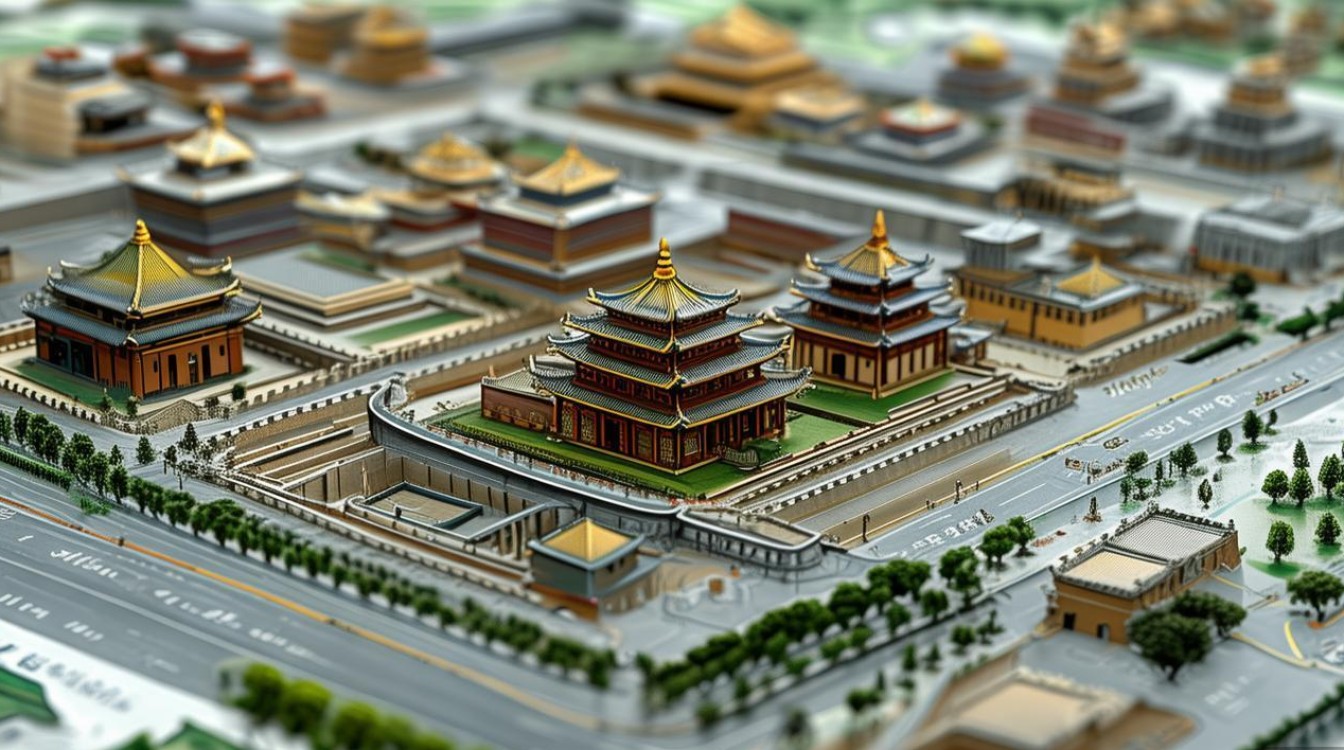 西安市区景点分布图