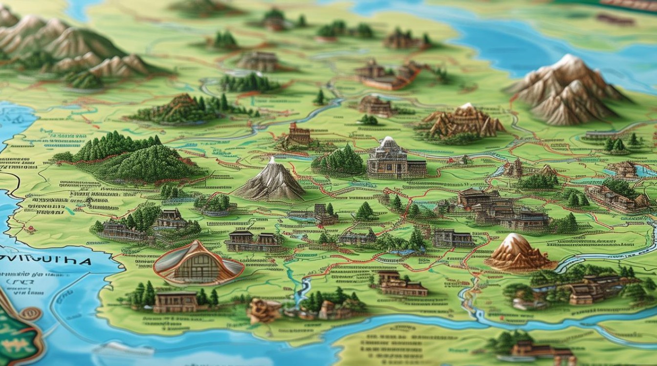 贵州旅游景点分布地图 贵州旅游景点分布地图