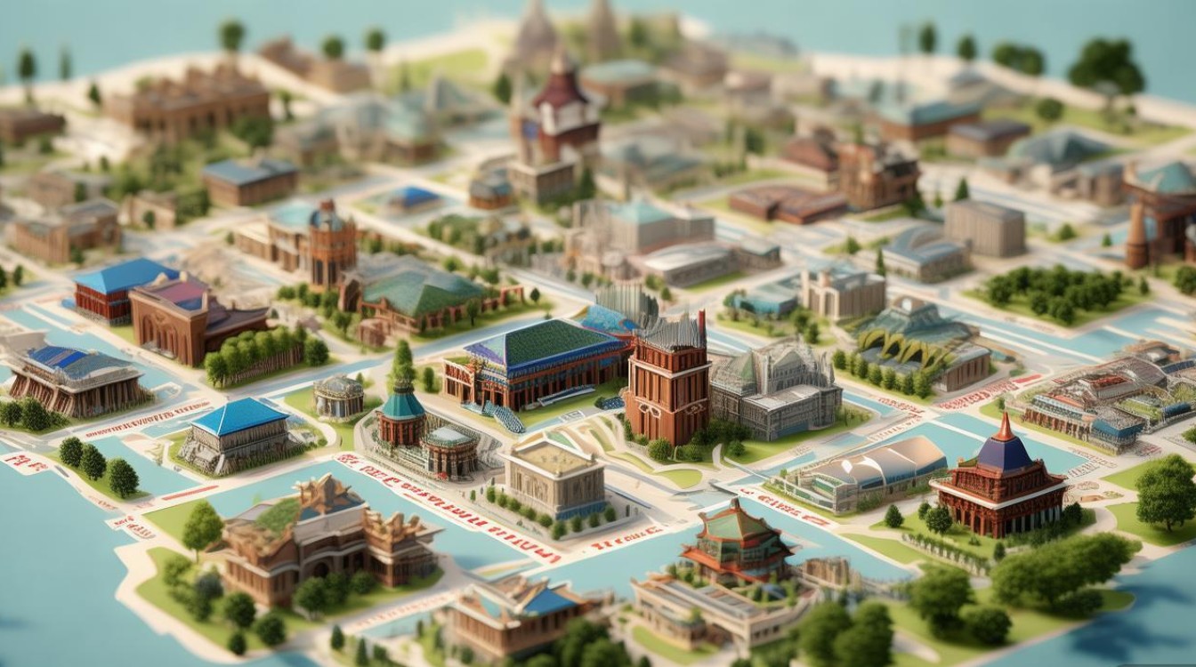 北京旅行景点路线图