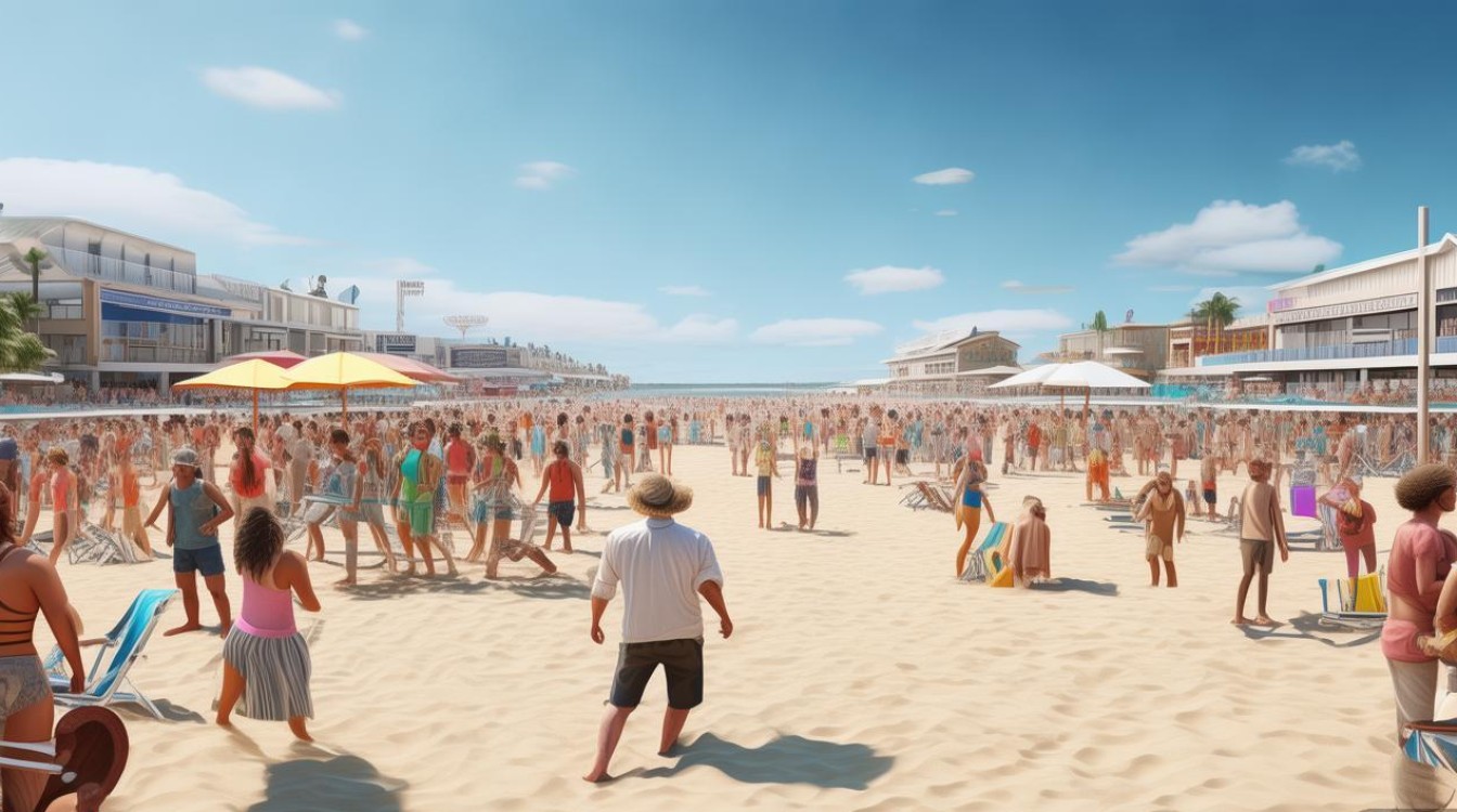 盐城沙滩旅游景点