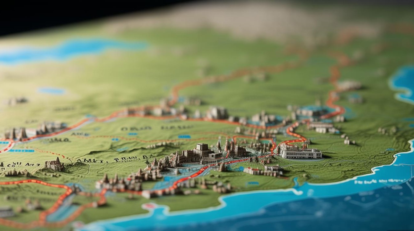 川藏线景点分布图