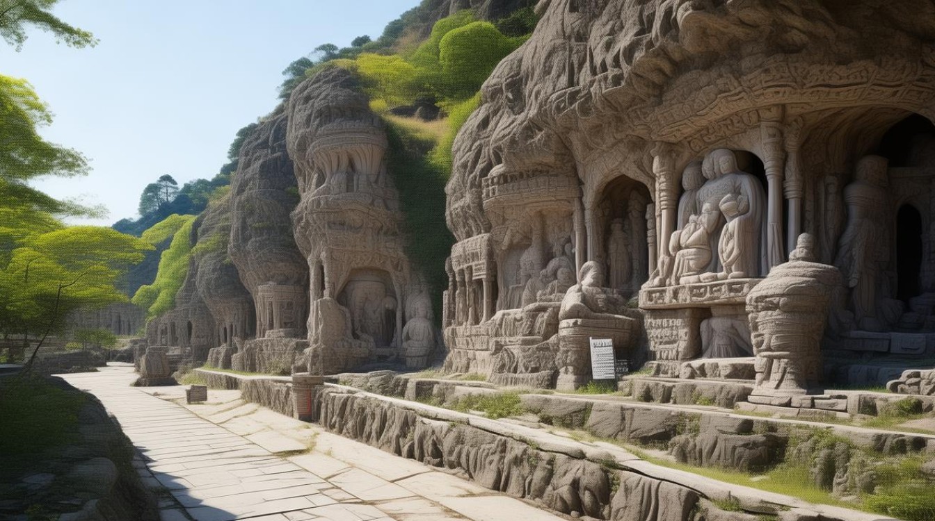 云冈石窟附近景点