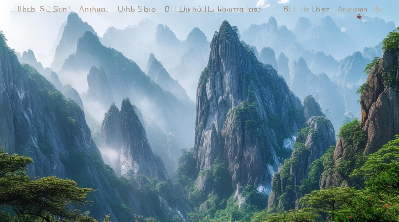 安徽黄山主要景点