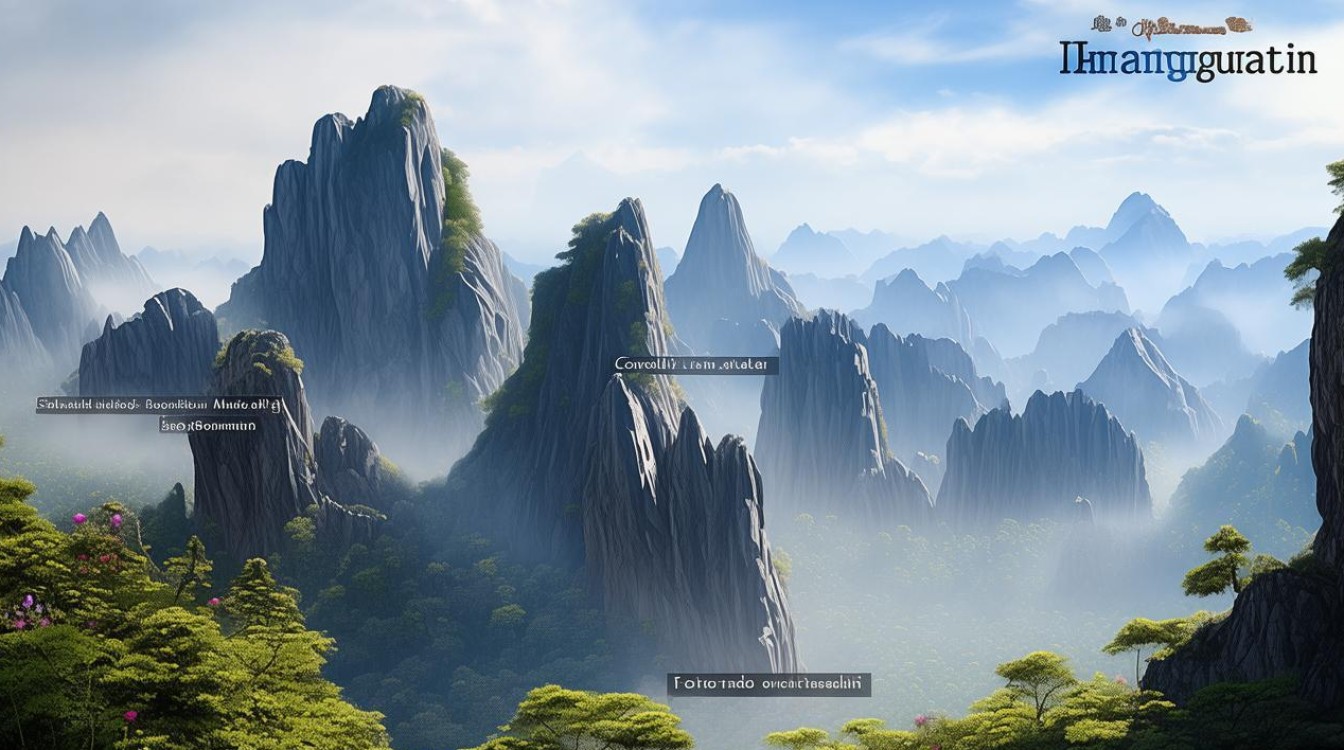 安徽黄山主要景点