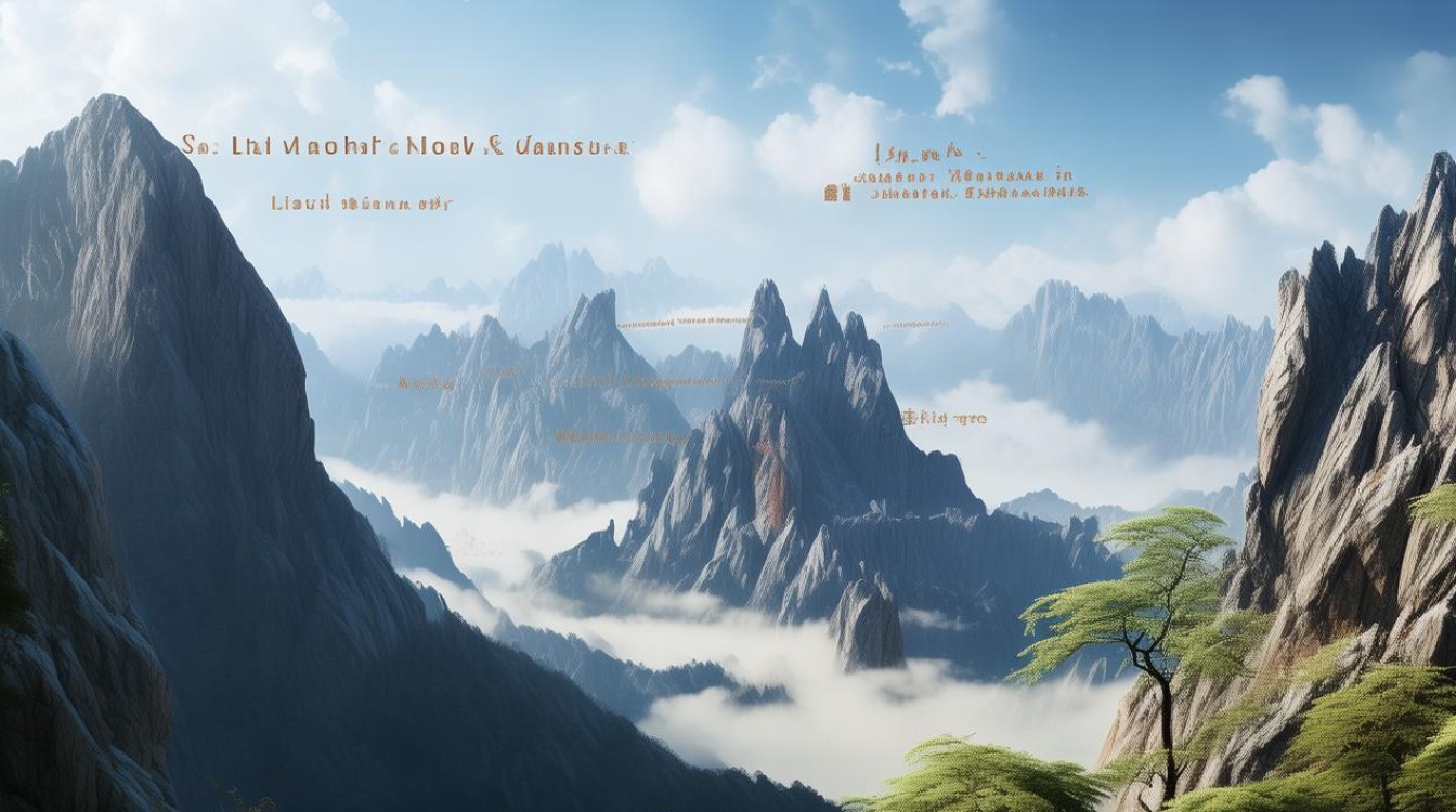 安徽黄山主要景点