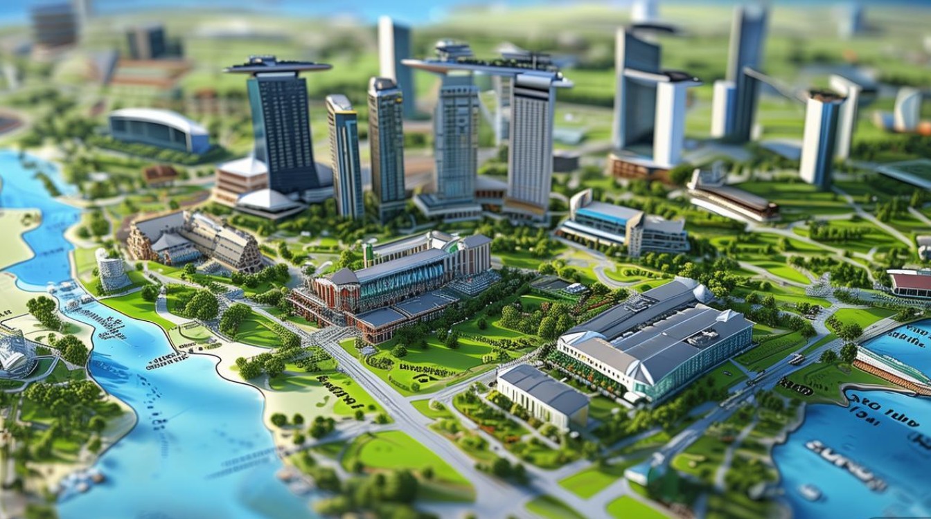 新加坡景点分布地图 新加坡景点分布地图