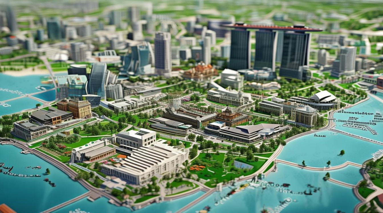 新加坡景点分布地图 新加坡景点分布地图