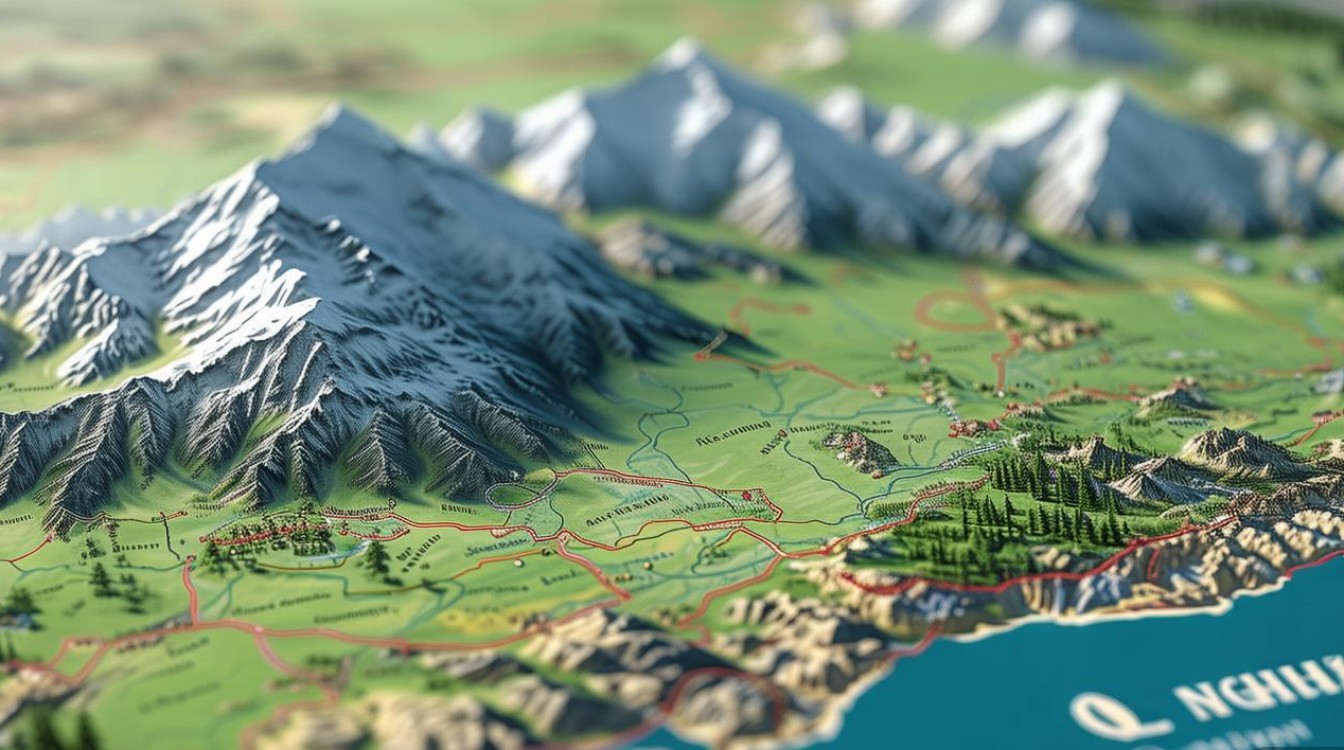 青海省旅游景点地图 青海省旅游景点地图