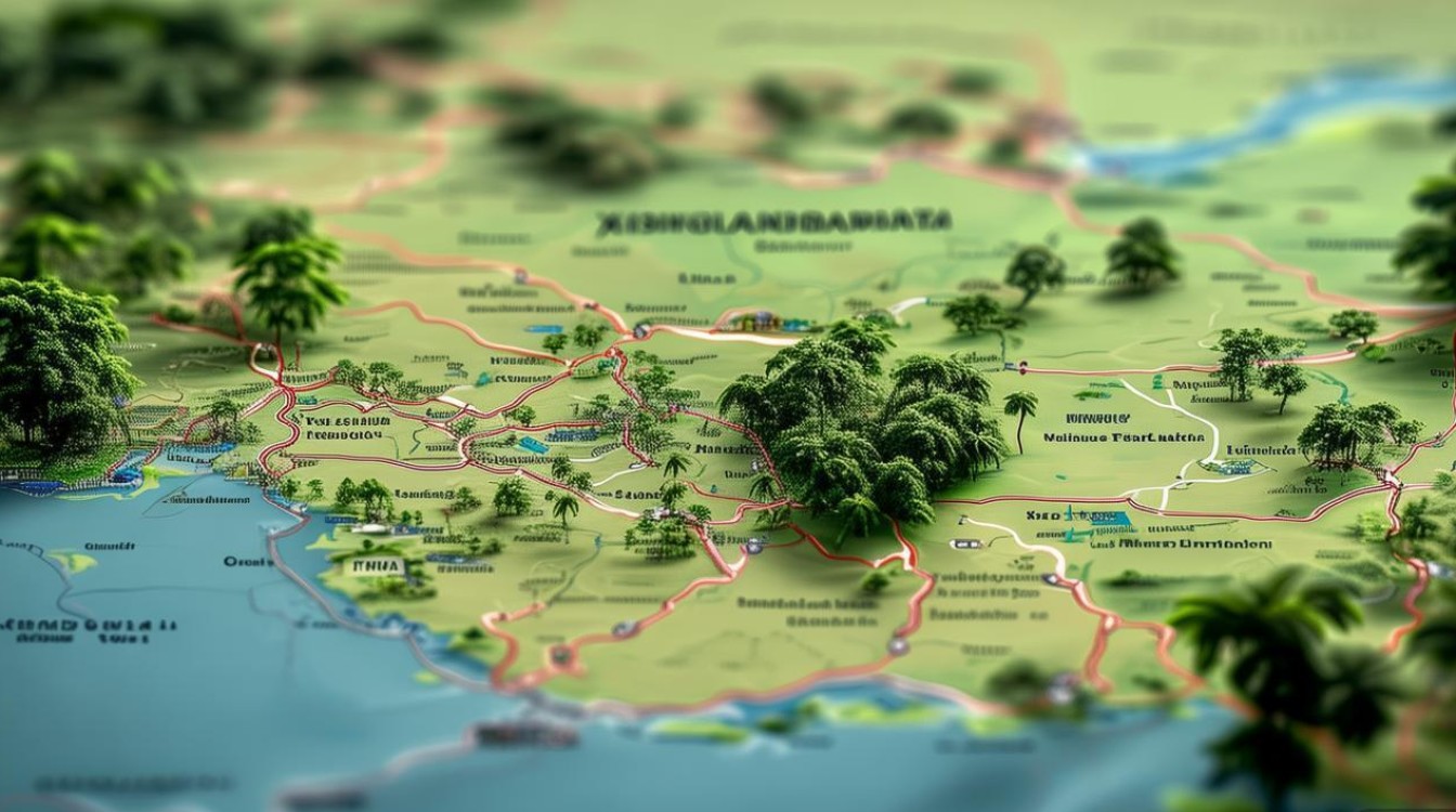 西双版纳旅游景点地图 西双版纳旅游景点地图