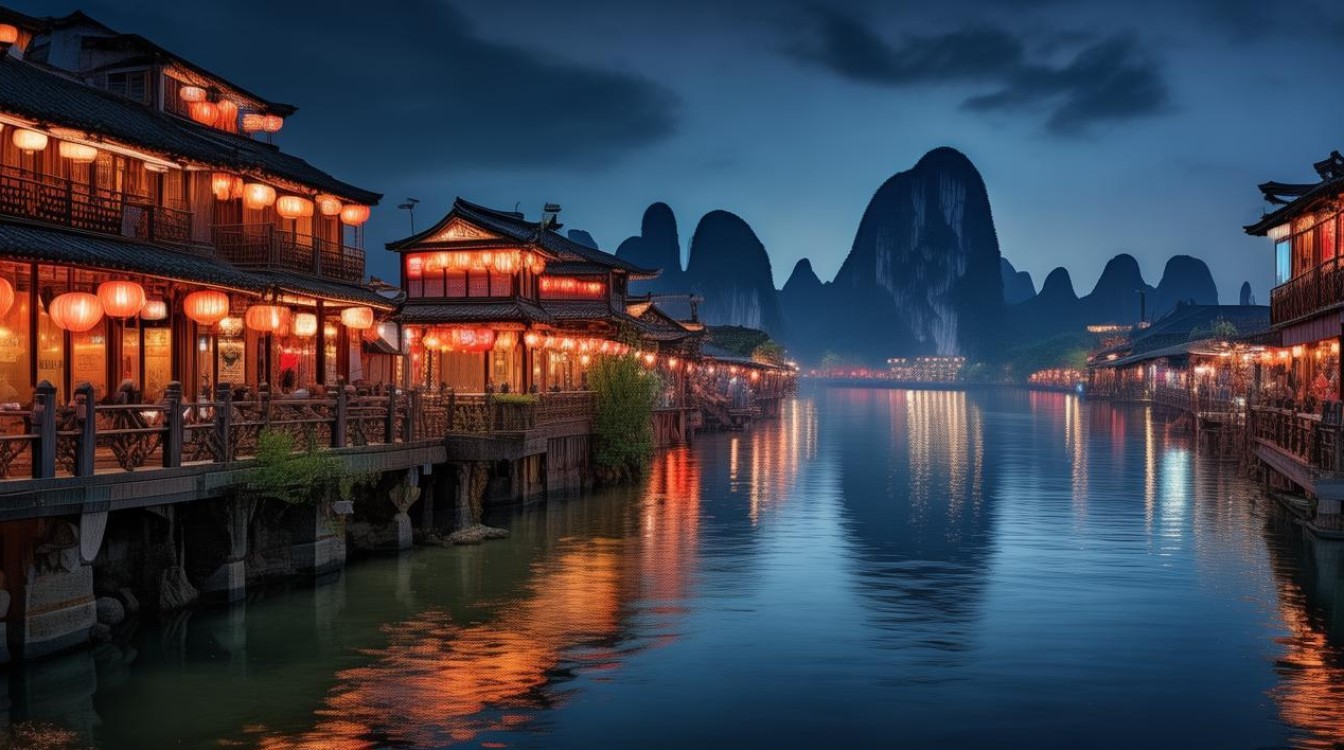 桂林市区晚上景点 桂林市区晚上景点