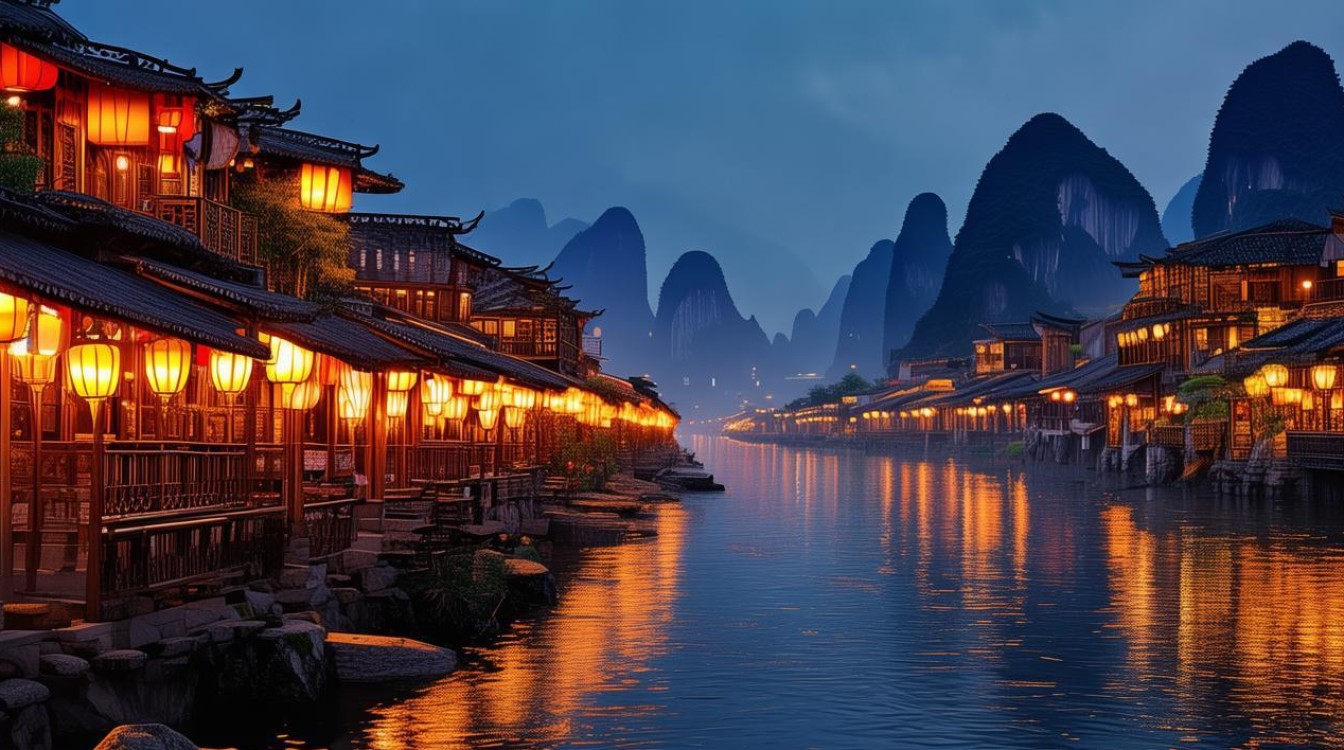 桂林市区晚上景点 桂林市区晚上景点