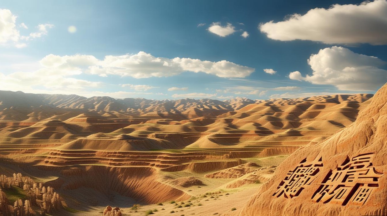 陕西黄土高坡景点