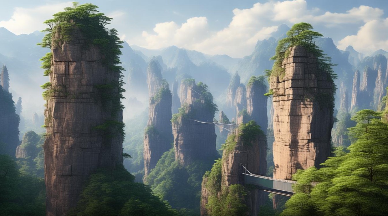 张家界主要旅游景点