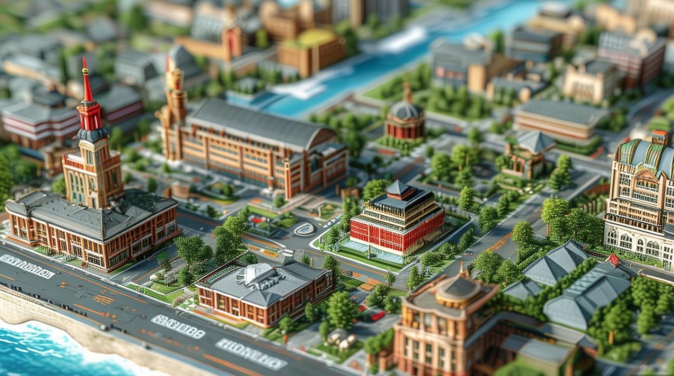 青岛各景点分布图