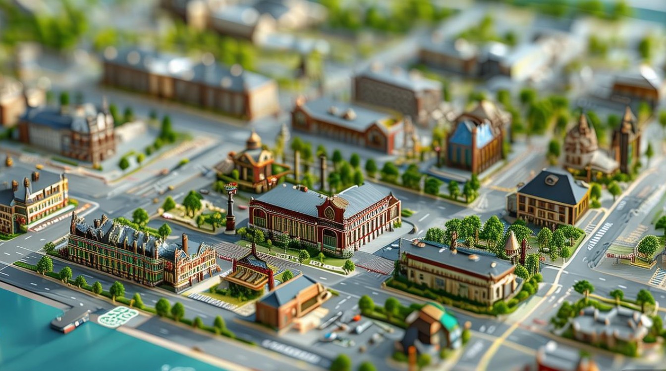 青岛各景点分布图