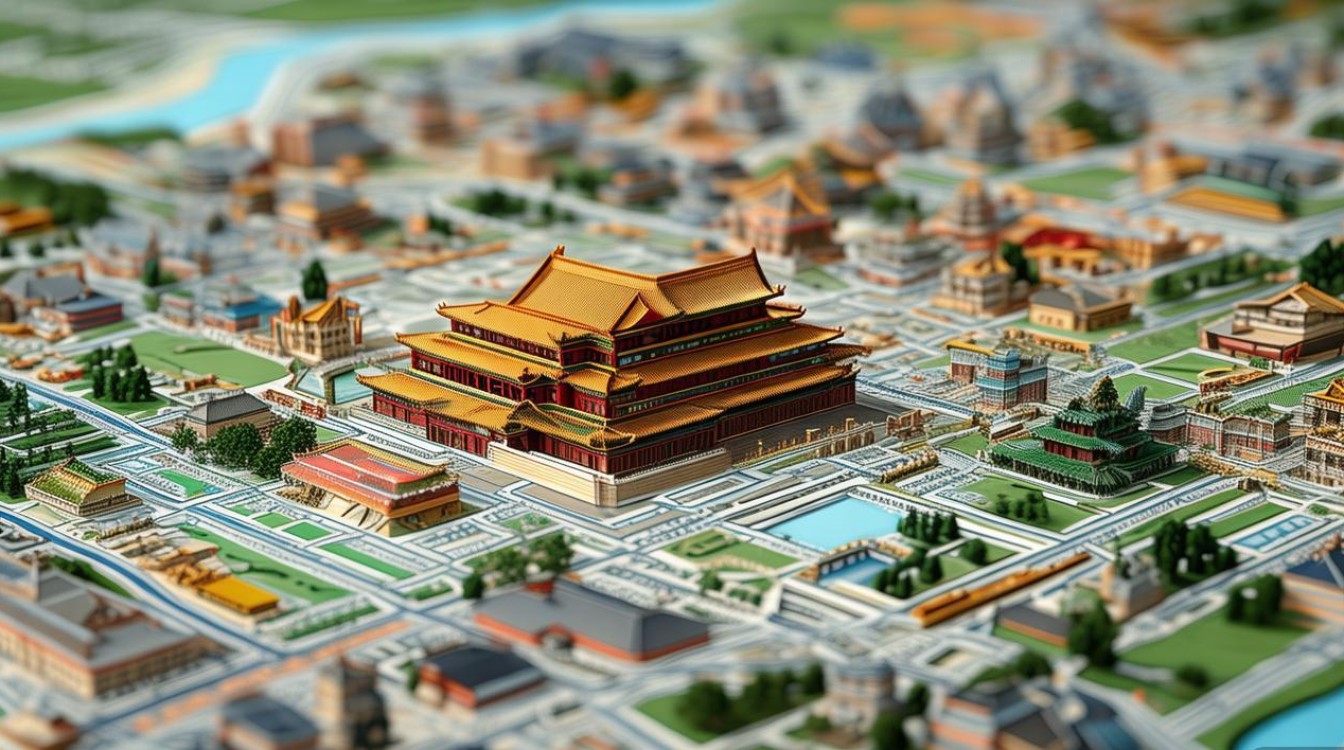 北京主要景点分布图