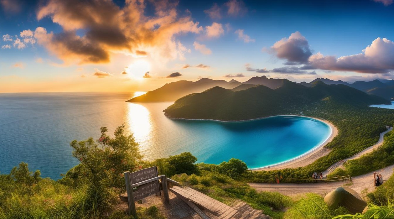 双月湾观景点 双月湾观景点