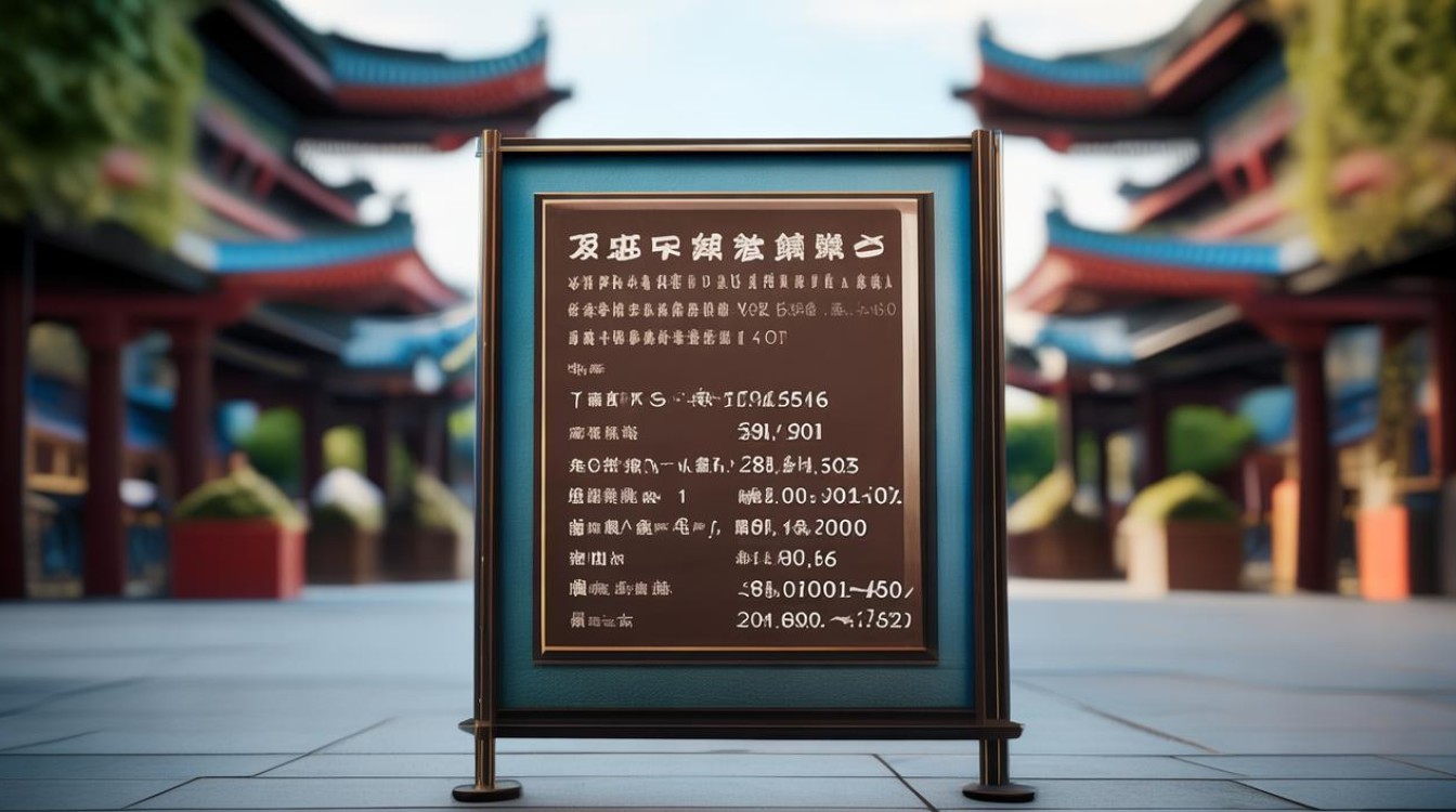 西安旅游景点门票价格