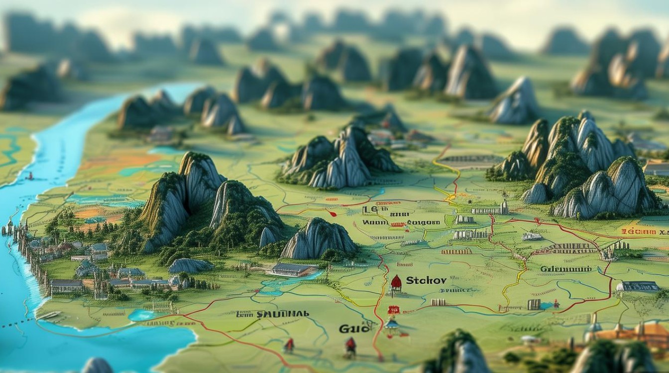 广西旅游地图景点地图