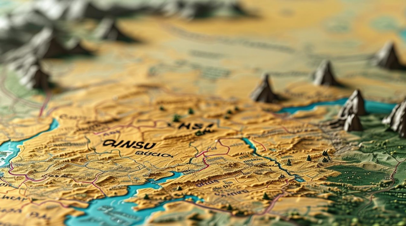 甘肃省旅游景点地图