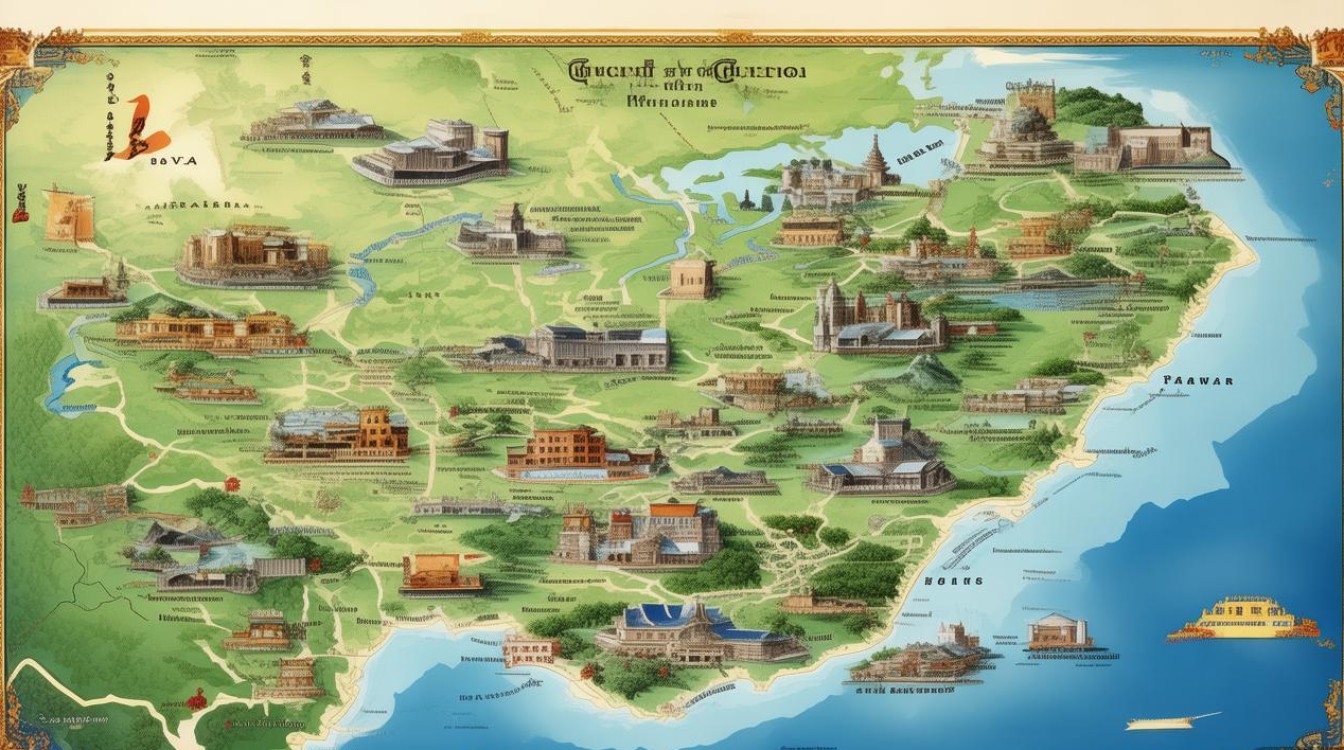 广东旅游地图景点