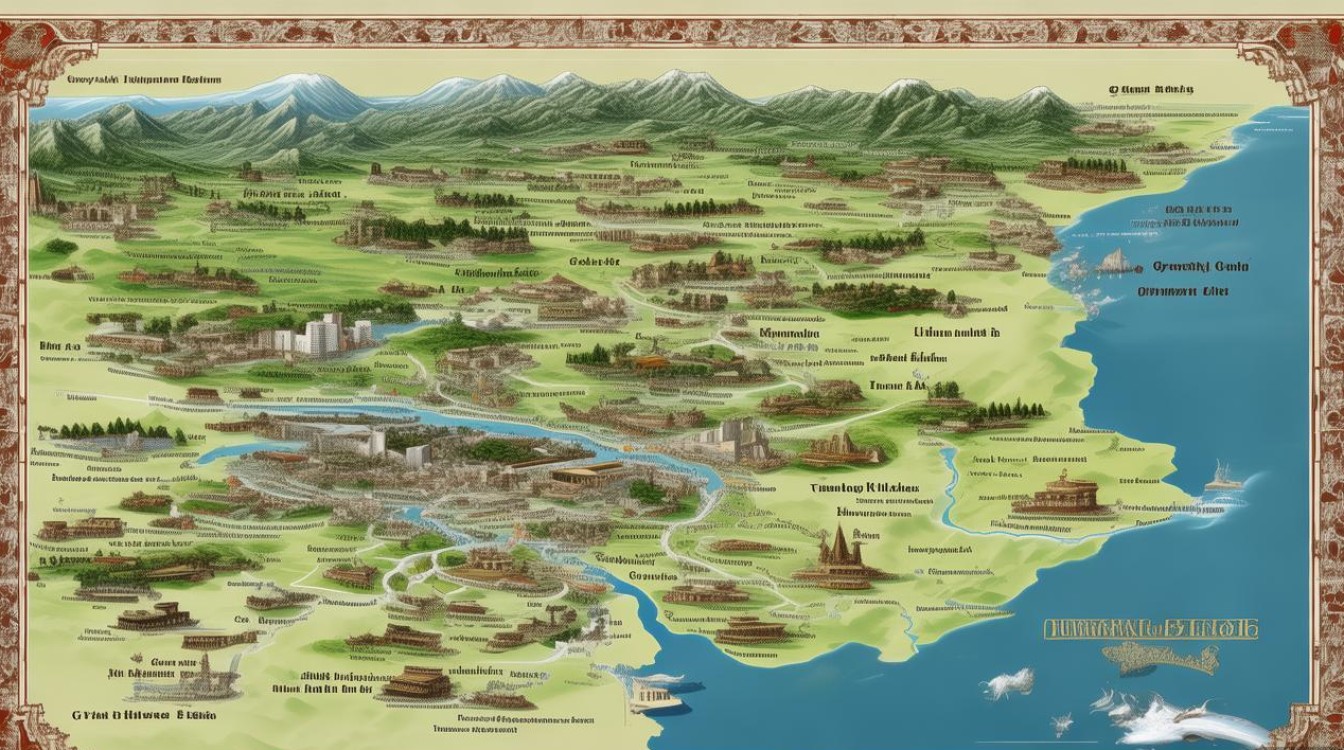 广东旅游地图景点