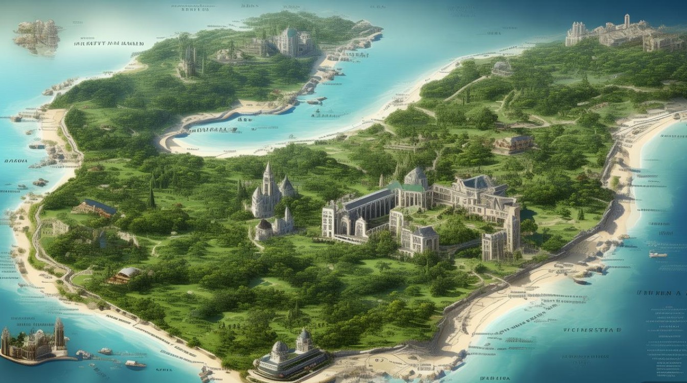 平潭岛旅游景点地图 平潭岛旅游景点地图